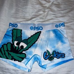 PSD Cookies Blue and Green Graphic Shorts